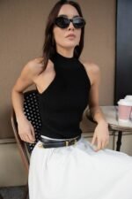 Sleeveless Halter Neck Tank Top - Image 6