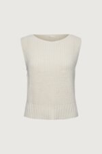 High Neckline Knit Tank - Image 5