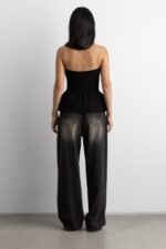 Knit Peplum Tube Top - Image 4