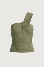 Knit One Shoulder Twist Front Tank - Image 5