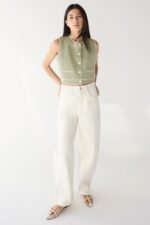 Button Up Sweater Vest - Image 6