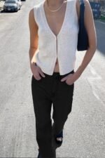 Open Front Knit Tank - Image 5