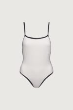 Contrast Detail One Piece Swimsuit