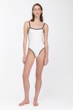 Contrast Detail One Piece Swimsuit - Image 2