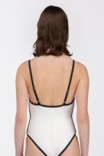 Contrast Detail One Piece Swimsuit - Image 4