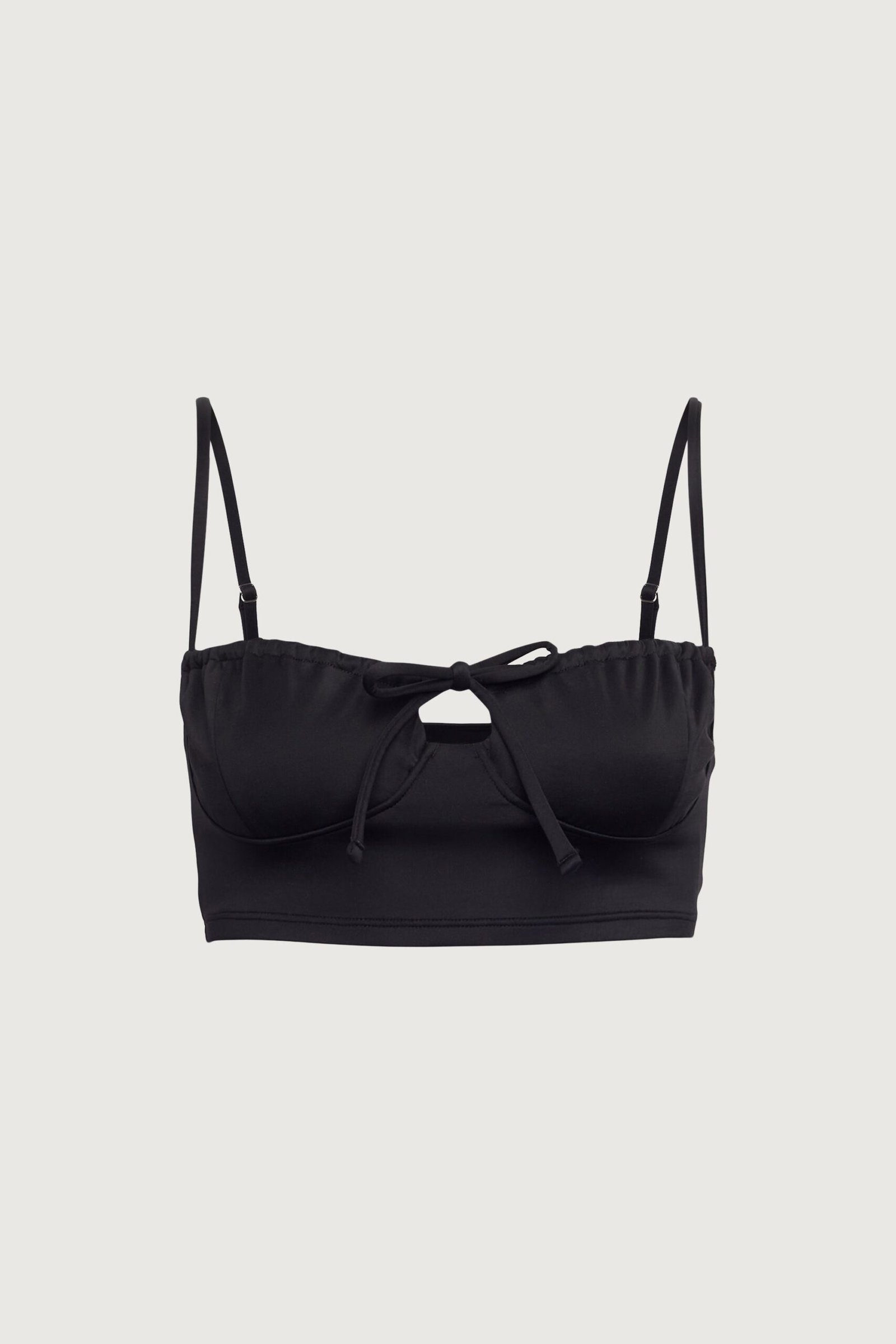 Swimsuit-13668_Black-1.jpg Bustier Bikini Top - Image 1