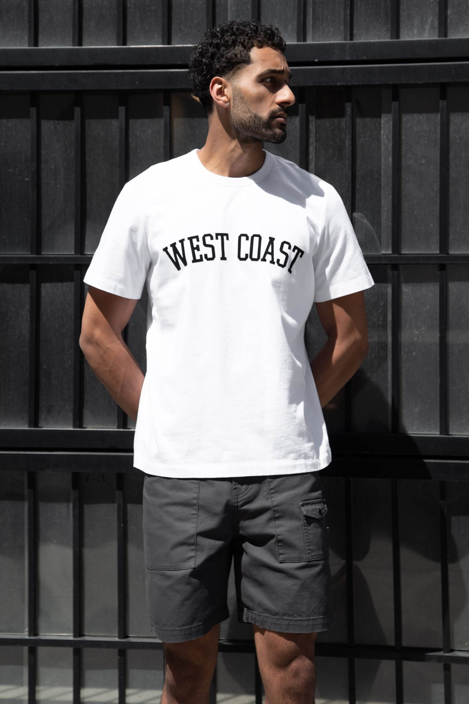 TShirt-12172_White_West-1.jpg West Coast East Coast T-Shirt - Image 1
