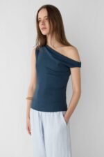 Asymmetric Off The Shoulder Tank - Image 2
