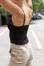 Padded Lace Trim Camisole Tank Top - Image 4