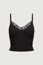 Padded Lace Trim Camisole Tank Top - Image 5