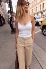 Padded Lace Trim Camisole Tank Top