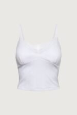 Padded Lace Trim Camisole Tank Top - Image 2