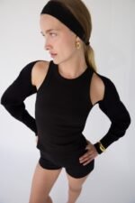 Ribbed High Neck Tank Top - Image 5