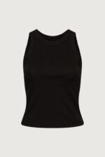 Ribbed High Neck Tank Top - Image 6