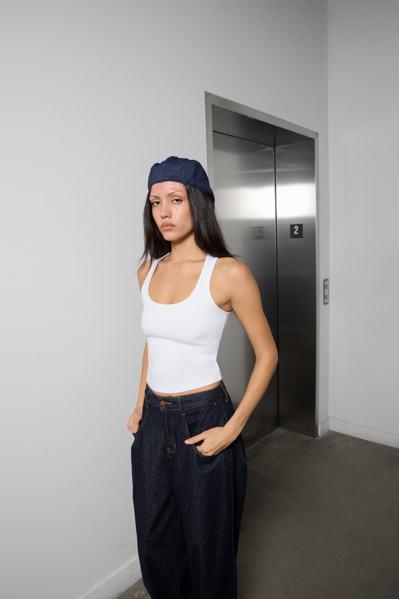 TShirt-13973_White-1.jpg Form Scoop Neck Tank Top - Image 1