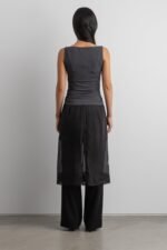 Ruched High Neck Tank Top - Image 4