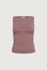 Ruched High Neck Tank Top - Image 6