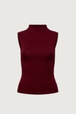 Fitted Mockneck Tank Top - Image 6