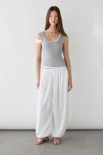 Ribbed Scooped Neck Tank - Image 2