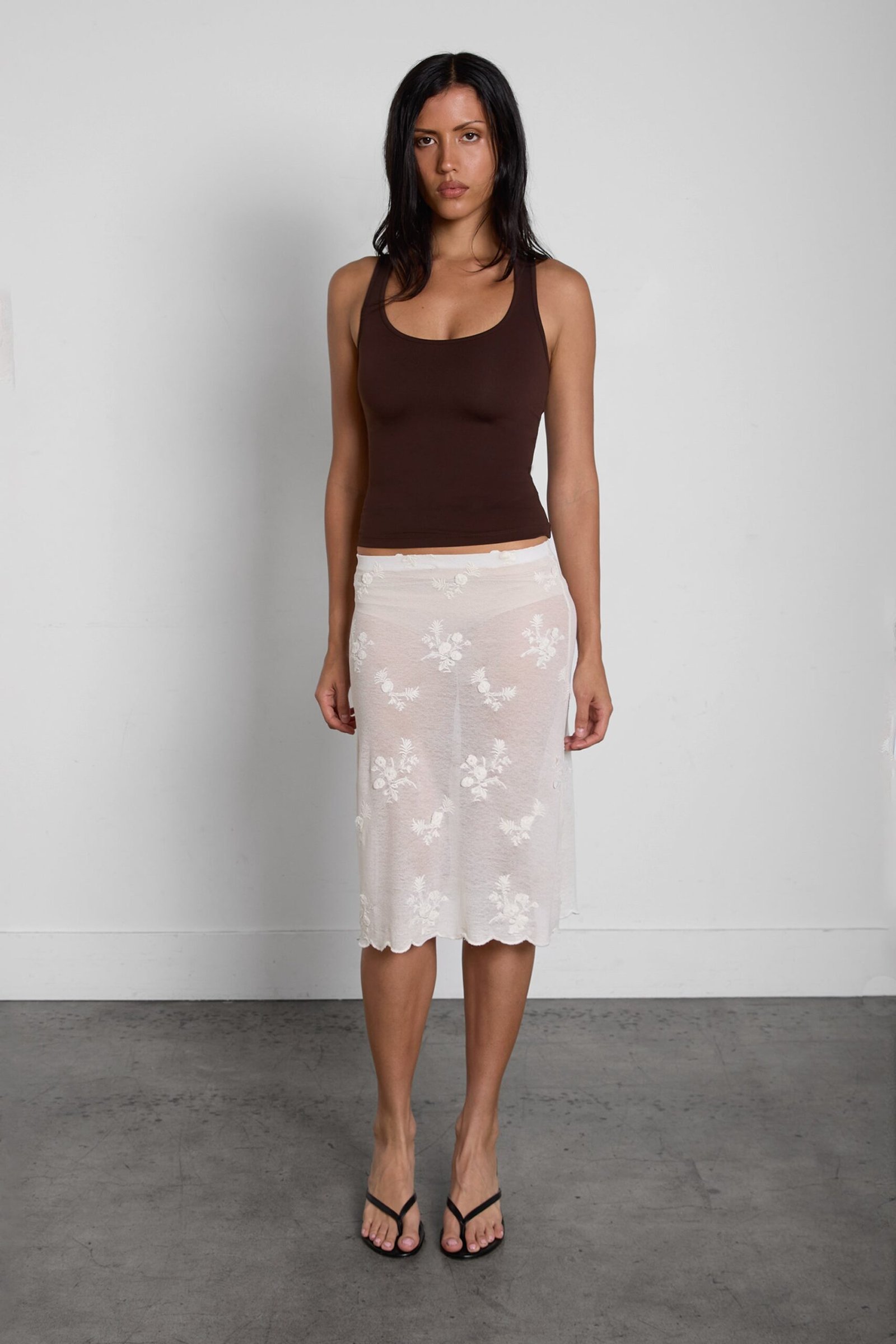 TShirt-15884_Black-1.jpg Scoop Neck Cropped Tank Top - Image 1