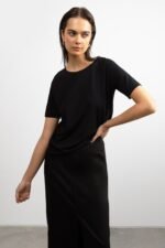 Cotton Modal Crewneck T-Shirt - Image 6