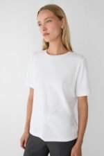 Cotton Modal Crewneck T-Shirt - Image 2