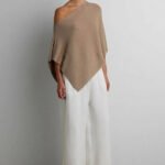 KNIT CAPE PONCHO