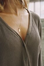 Relaxed V-Neck Cardigan - Image 2