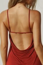 Cowl Back Mini Dress - Image 5