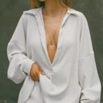 Deep V Pullover