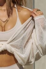Knotted Crop Cardigan - Image 2