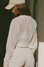 Knotted Crop Cardigan - Image 3