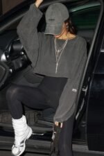 Slouchy Crop Long Sleeve - Image 3
