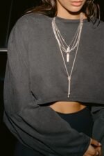 Slouchy Crop Long Sleeve - Image 4